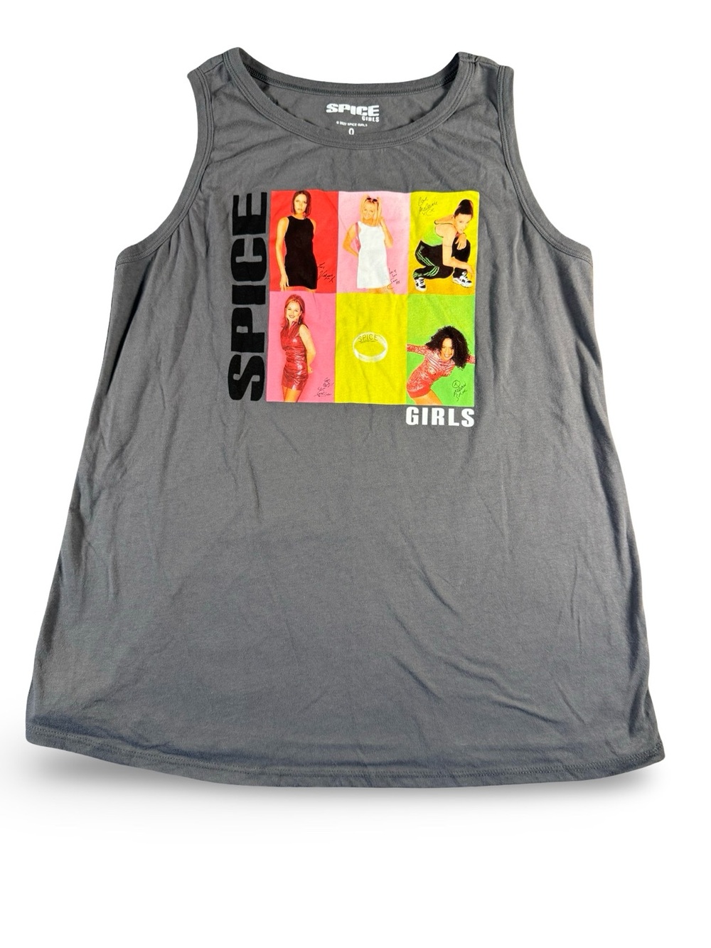 Torrid Plus Size Spice Girls Women's Grey 0 Tank Top